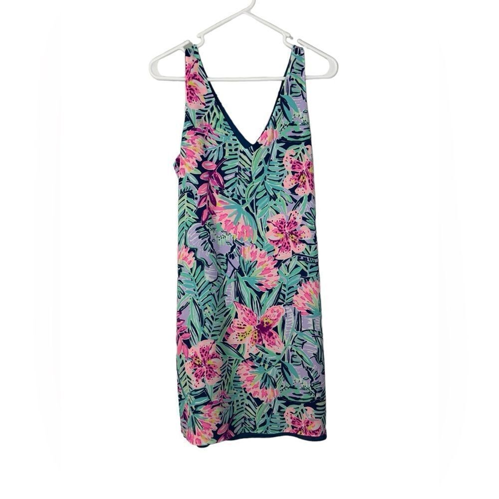 Lilly Pulitzer Florin Sleeveless V-neck Dress, S - Picture 4 of 9